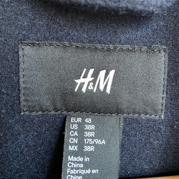 HM pea coat size 38R worn once - Picture 2 of 2